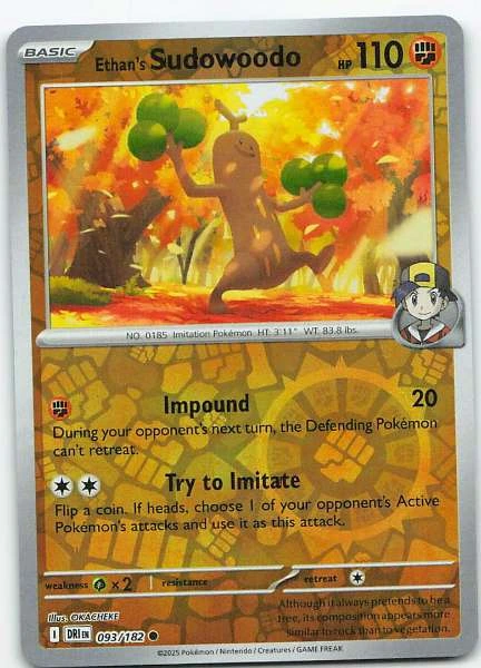 Ethan's Sudowoodo - Destined Rivals #093/182