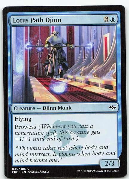 Lotus Path Djinn - Fate Reforged #039/185