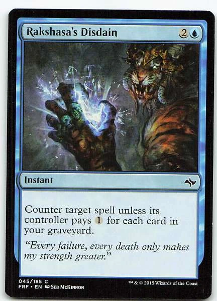 Rakshasa's Disdain - Fate Reforged #045/185