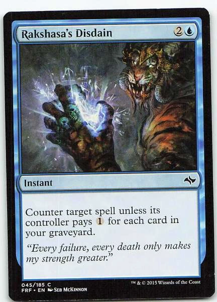 Rakshasa's Disdain - Fate Reforged #045/185