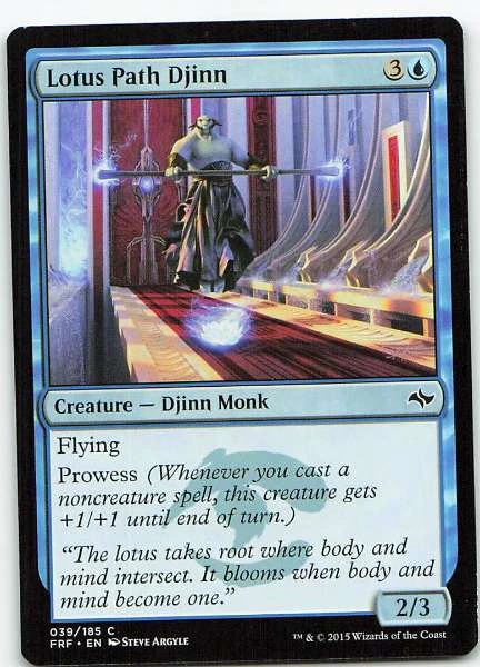 Lotus Path Djinn - Fate Reforged #039/185