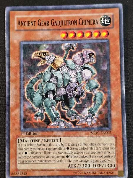 Ancient Gear Gadjiltron Chimera - Structure Deck: Machine Re-Volt #SD10-EN002