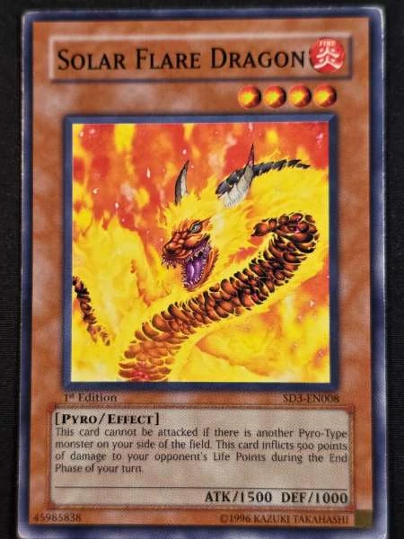 Solar Flare Dragon - Structure Deck: Blaze of Destruction #SD3-EN008