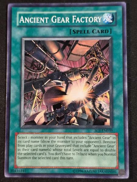 Ancient Gear Factory - Shadow of Infinity #SOI-EN039