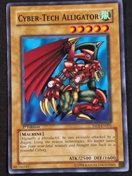 Cyber-Tech Alligator - Legendary Collection 4: Joey's World, Starter Deck: Yugi Reloaded, Starter Deck: Joey Reloaded #YSD1-EN001