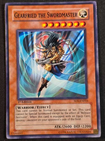 Gearfried the Swordmaster - Warrior's Triumph #SD5-EN016
