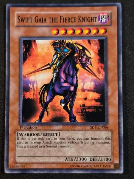 Swift Gaia the Fierce Knight - Starter Deck: Yugi Evolution #SDS-EN006