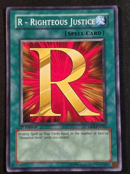 R - Righteous Justice #YSDJ-EN031