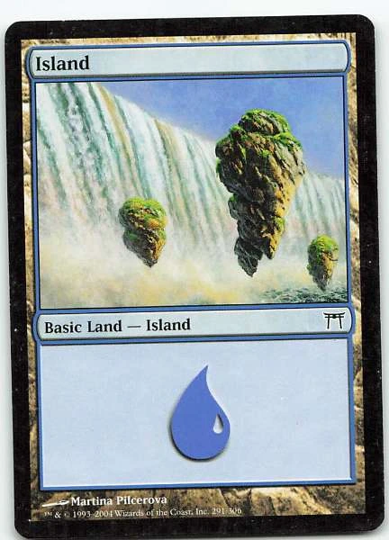 Island - Mirrodin, Champions of Kamigawa, Ravnica: City of Guilds #291/306