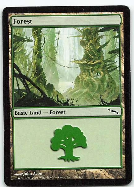 Forest - Mirrodin, Champions of Kamigawa, Revised Edition #306/306