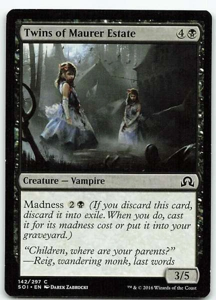 Twins of Maurer Estate - Shadows over Innistrad #142/297