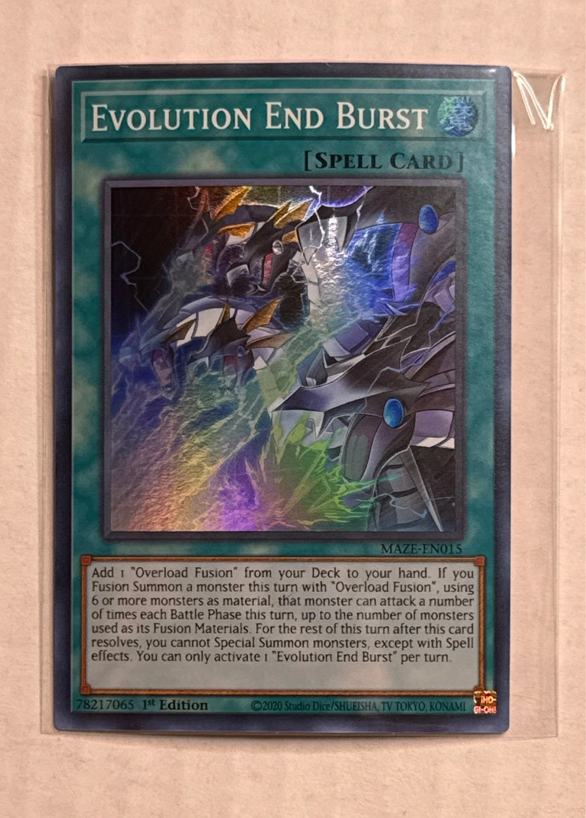 Evolution End Burst - Maze of Memories #MAZE-EN015