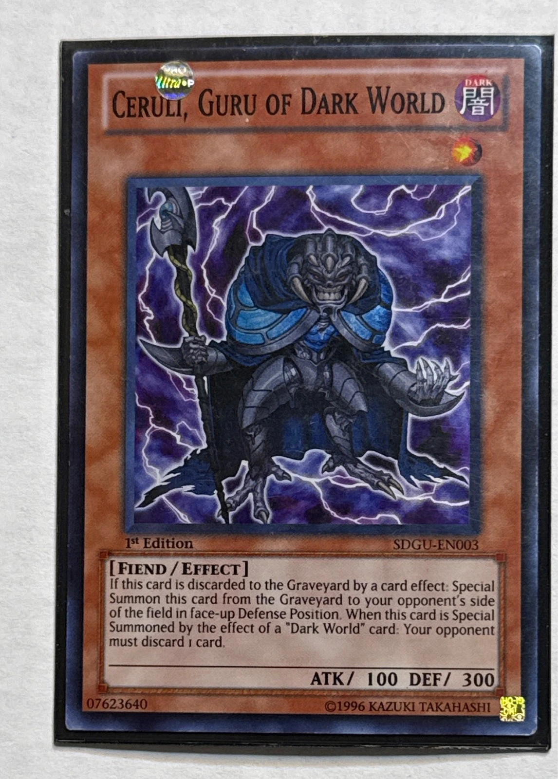 Ceruli, Guru of Dark World - Gates of the Underworld Structure Deck #SDGU-EN003