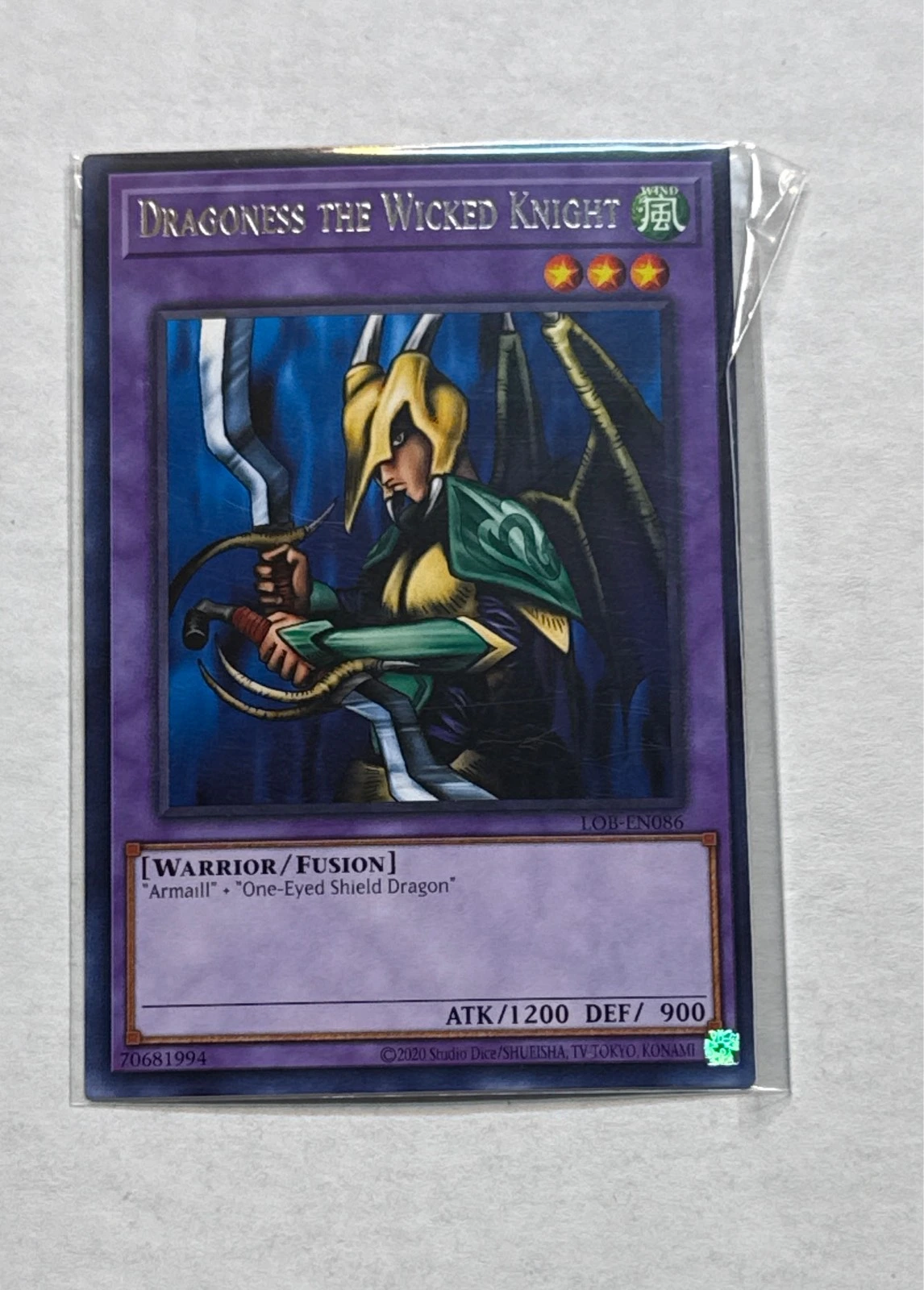 Dragoness the Wicked Knight - Legend of Blue Eyes White Dragon #LOB-EN086
