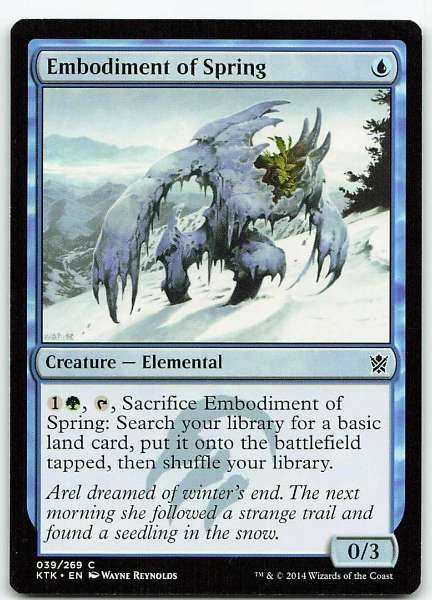 Embodiment of Spring - Khans of Tarkir #039/269