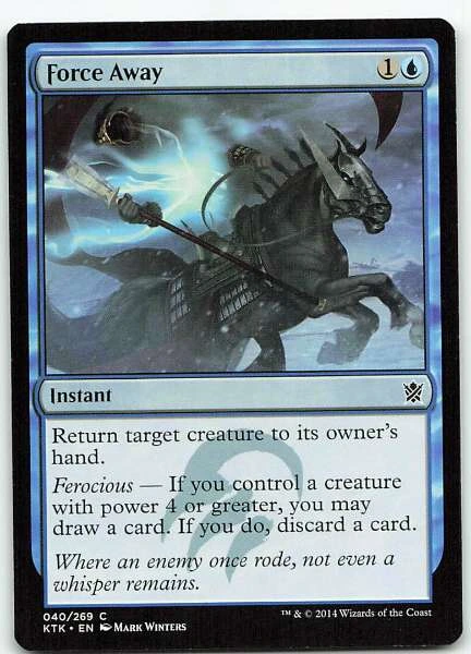 Force Away - Khans of Tarkir #040/269