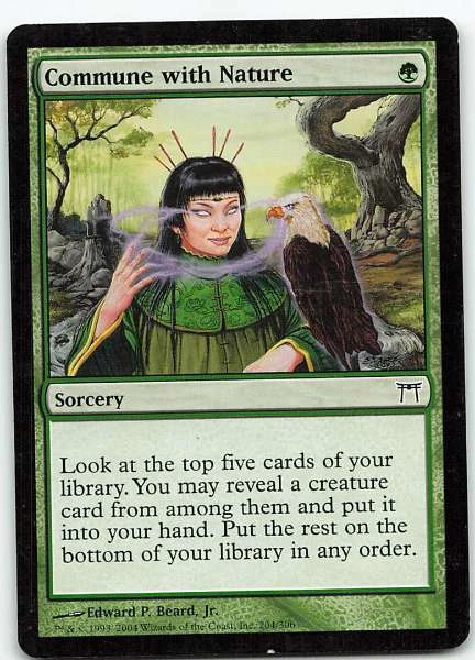 Commune with Nature - Champions of Kamigawa #204/306