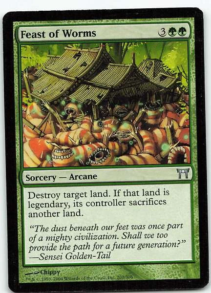 Feast of Worms - Champions of Kamigawa #207/306