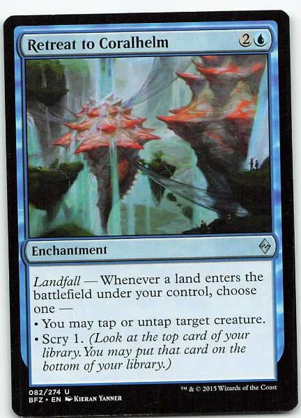 Retreat to Coralhelm - Battle for Zendikar #082/274
