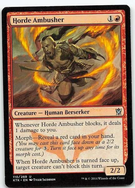 Horde Ambusher - Khans of Tarkir #110/269