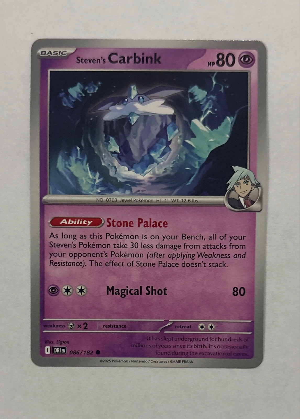 Steven's Carbink - Destined Rivals #086/182