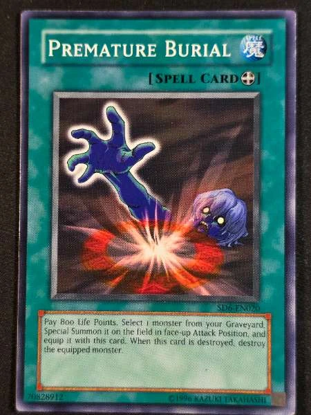 Premature Burial - Structure Deck: Spellcaster's Judgment #SD6-EN020