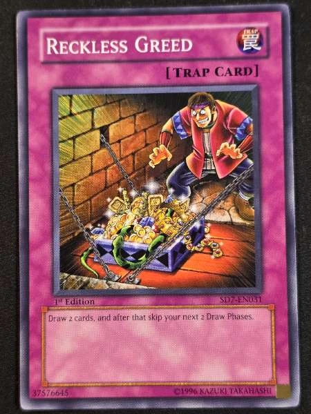 Reckless Greed - Structure Deck: Blaze of Destruction #SD7-EN031