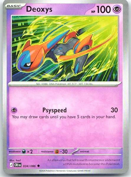 Deoxys - Chaos Rising #034/086