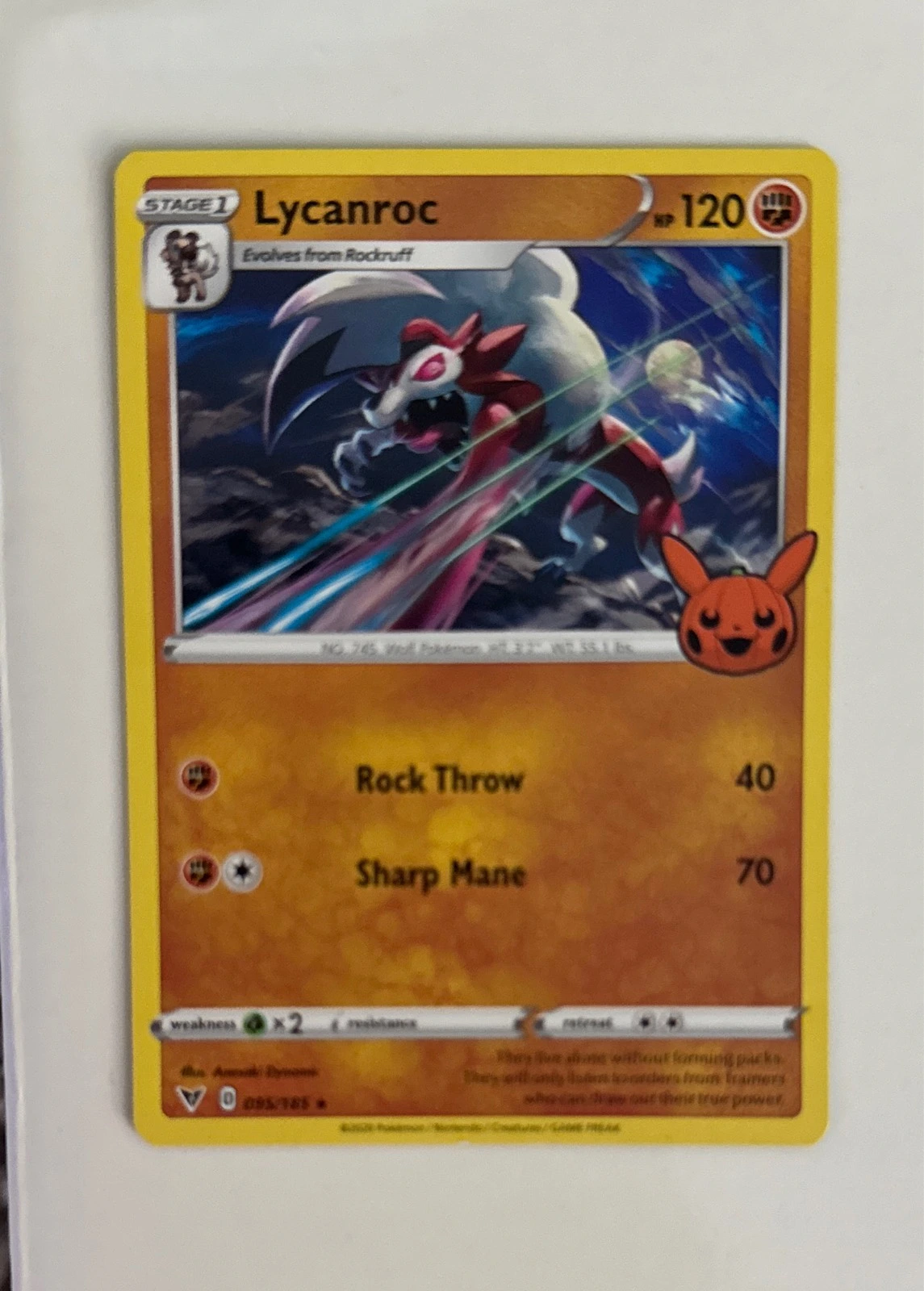 Lycanroc - Vivid Voltage #085/185