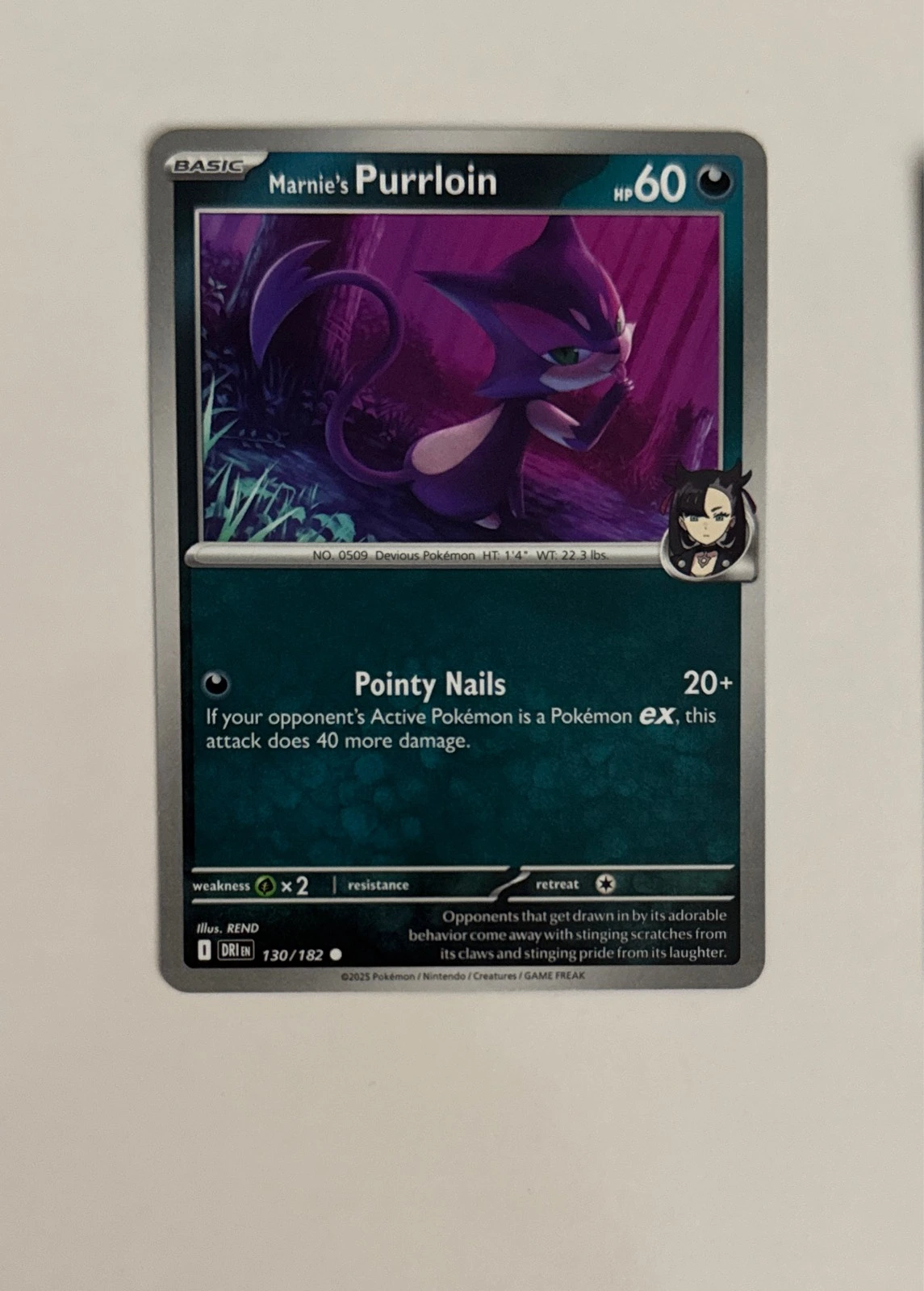 Marnie's Purrloin - Prismatic Evolutions #130/182