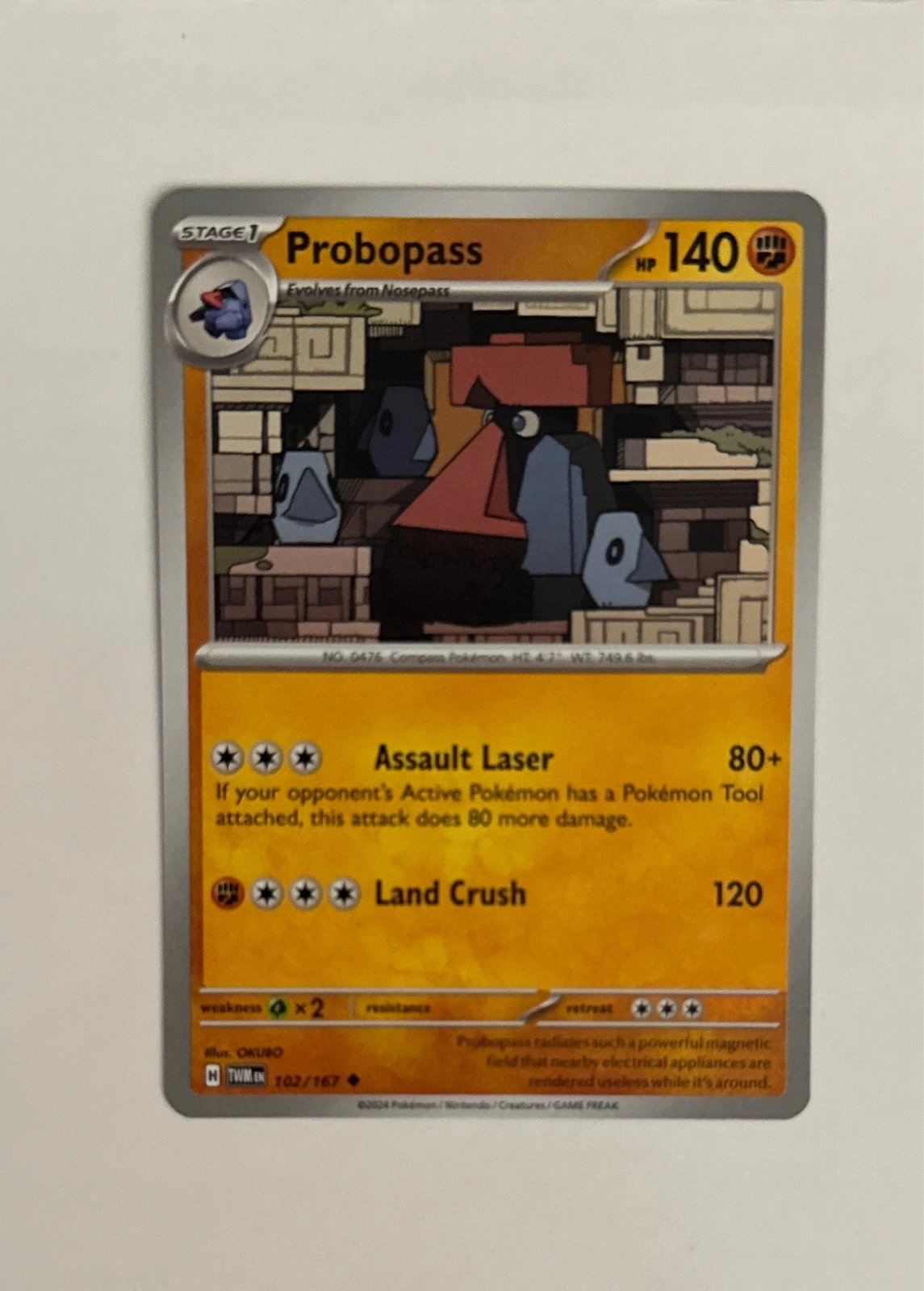 Probopass - Twilight Masquerade #102/167