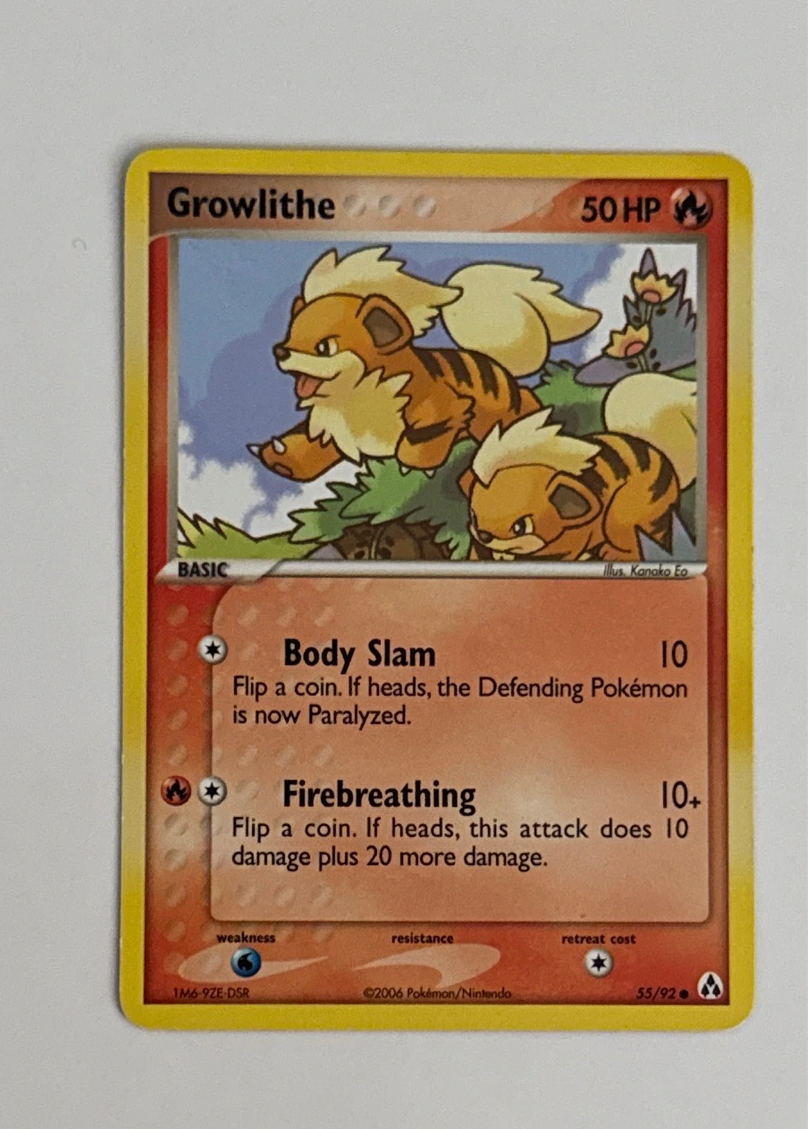 Growlithe - EX Holon Phantoms #55/92