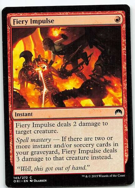 Fiery Impulse - Magic Origins #145/272