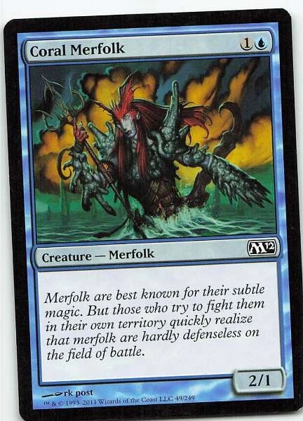 Coral Merfolk - Magic 2014 Core Set #49/249