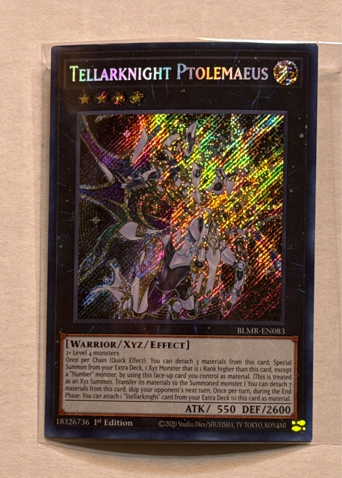 Tellarknight Ptolemaeus - Battles of Legend: Monstrous Revenge #BLMR-EN083