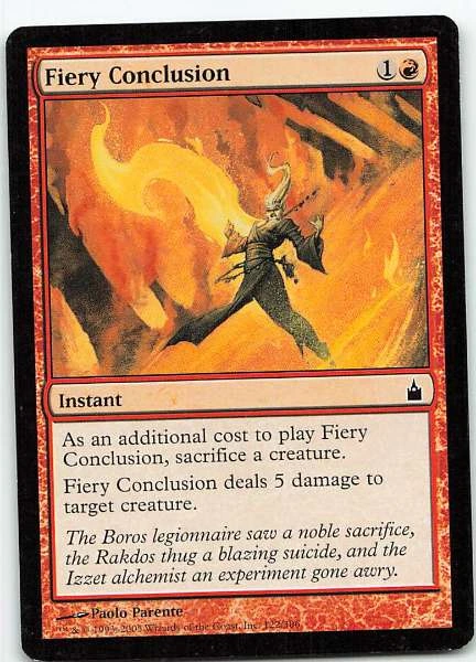 Fiery Conclusion - Ravnica: City of Guilds #122/306