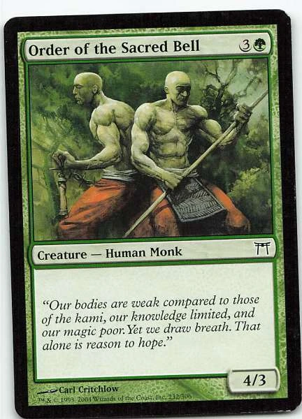 Order of the Sacred Bell - Champions of Kamigawa #232/306