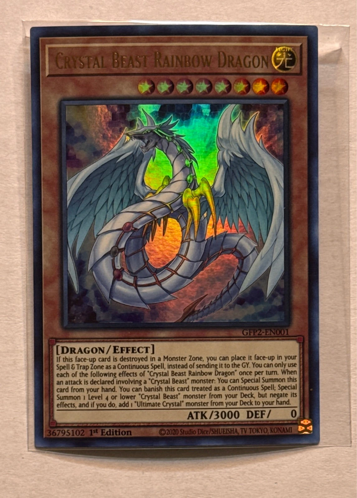 Crystal Beast Rainbow Dragon - Ghosts From the Past: The 2nd Haunting #GFP2-EN001