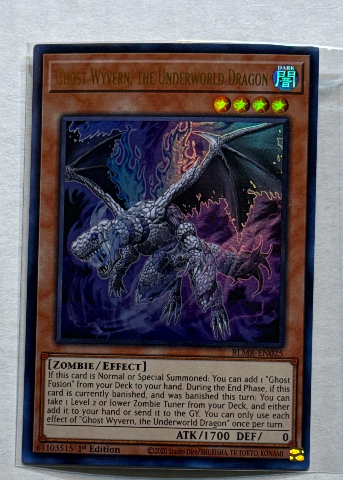 Ghost Wyvern, the Underworld Dragon - Battles of Legend: Monstrous Revenge #BLMR-EN025