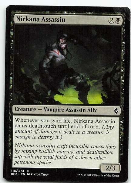 Nirkana Assassin - Battle for Zendikar #118/274