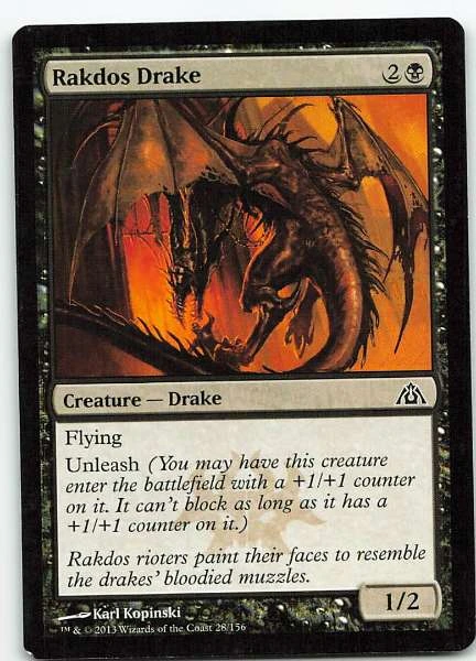 Rakdos Drake - Dragon's Maze #28/156