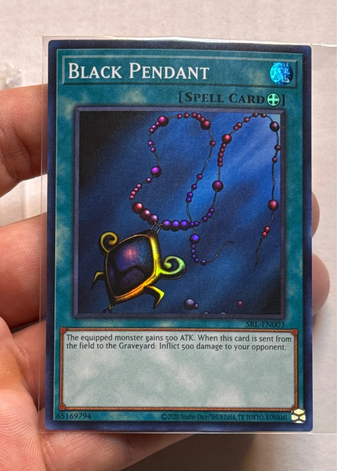 Black Pendant - Spell Ruler #SRL-EN003