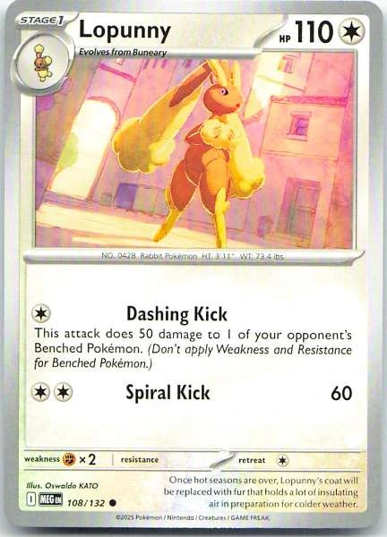 Lopunny - Mega Evolution #108/132
