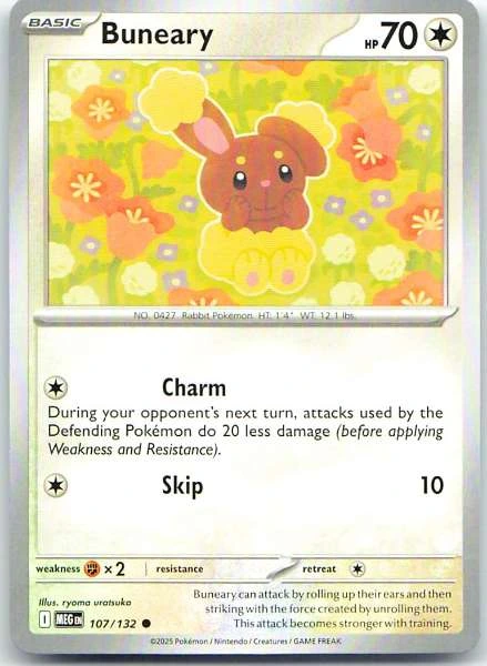 Buneary - Diamond & Pearl #107/132