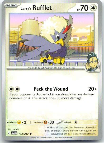 Larry's Rufflet - Ascended Heroes #173/217