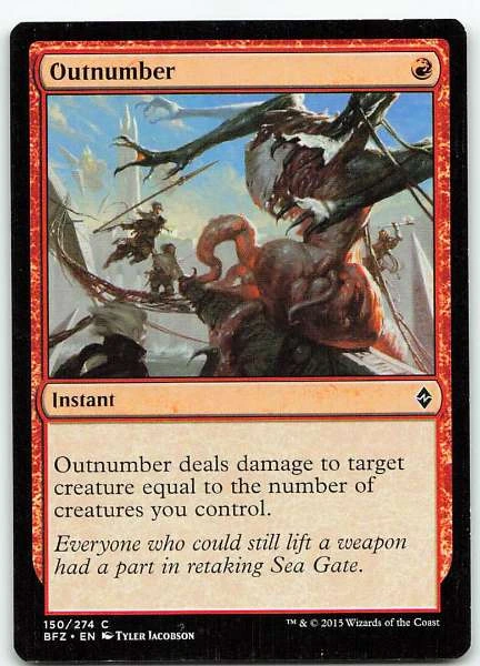 Outnumber - Battle for Zendikar #150/274