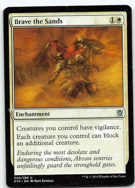 Brave the Sands - Khans of Tarkir #005/269