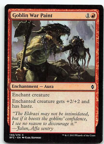 Goblin War Paint - Battle for Zendikar #146/274