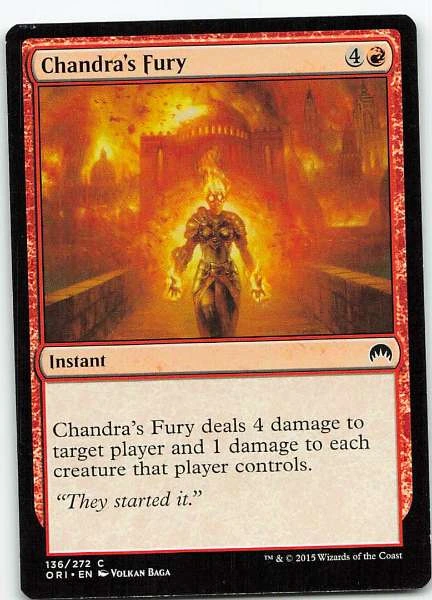 Chandra's Fury - Magic Origins #136/272