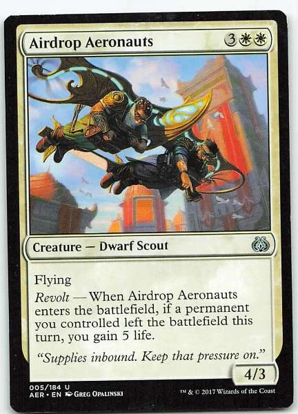Airdrop Aeronauts - Aether Revolt #005/184